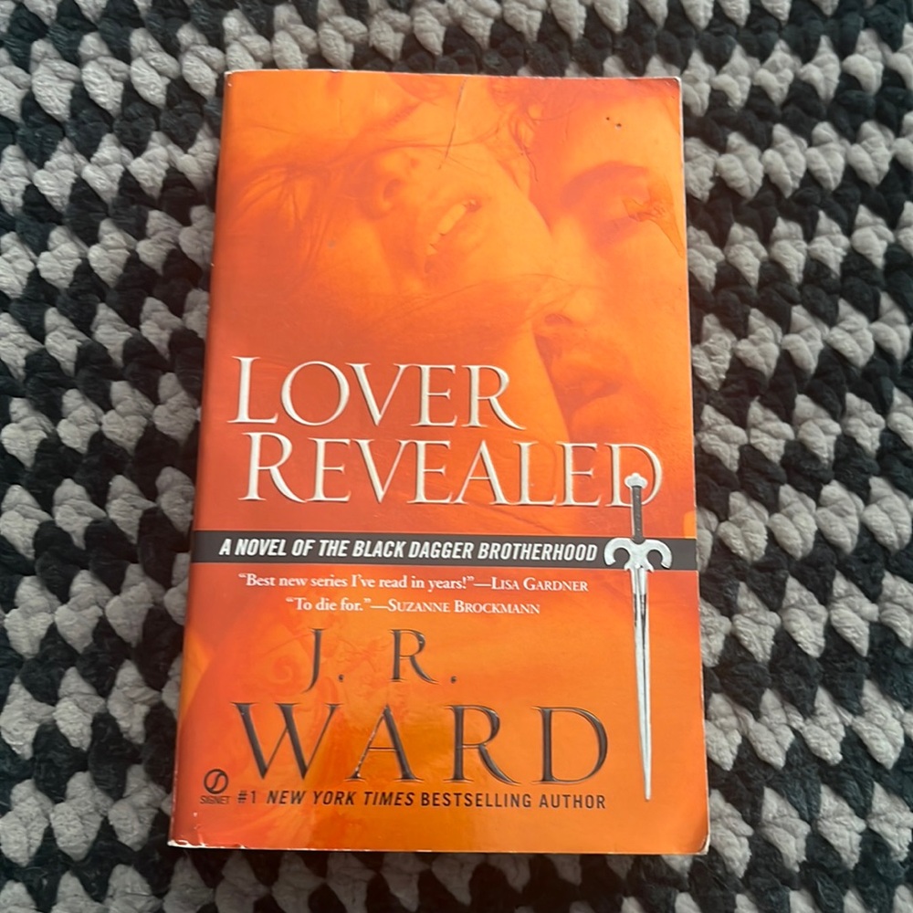 Paper back book by JR Ward. Part of the Black Dagger Brotherhood series